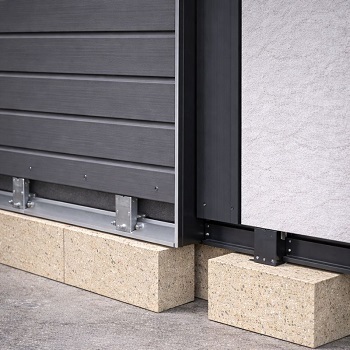 Application du purenit dans le façade