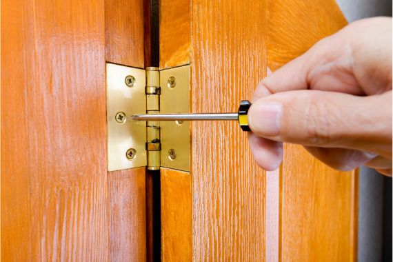 Changement d'une porte intérieure