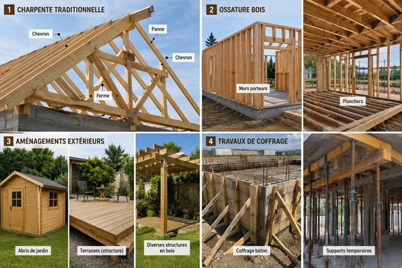 usage bois de structure 