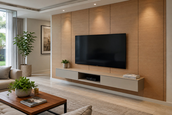 panneaux MDF dans un salon